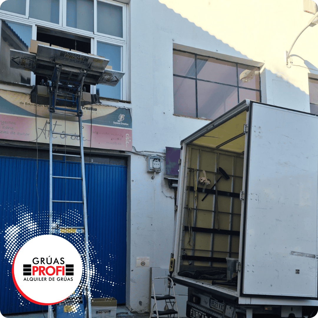 Grúa Elevador Placa Paneles Yeso pladur Grúa Elevador Placa Paneles Yeso pladur