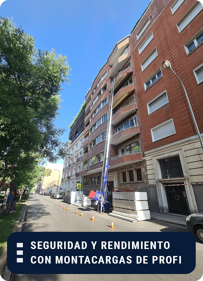 Montacargas de obra Montacargas de obra