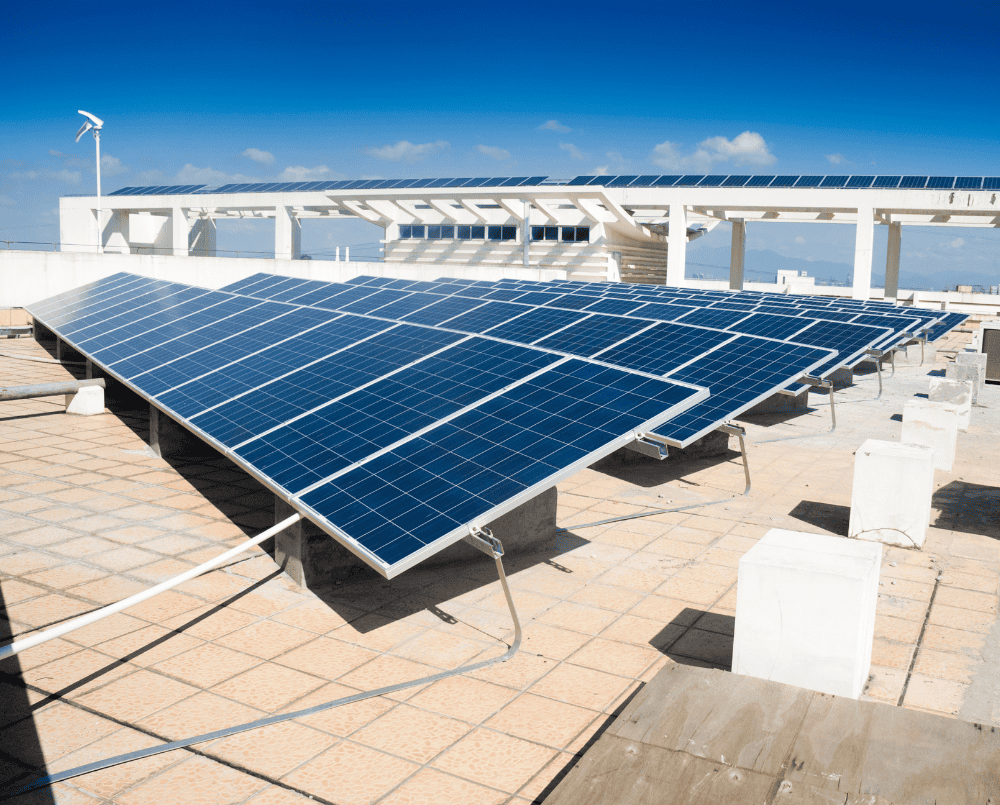 Elevación de paneles solares Elevación de paneles solares